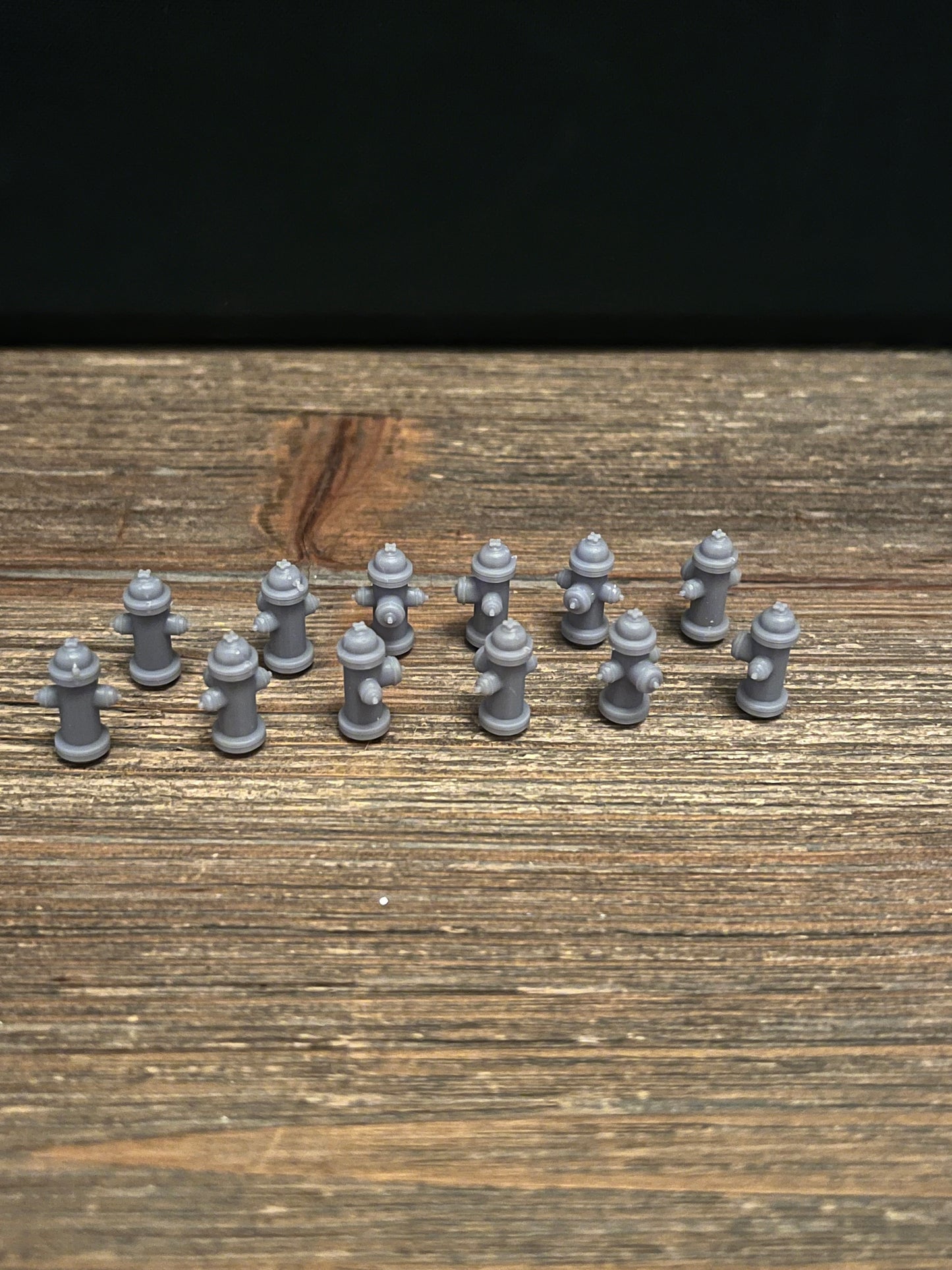 O SCALE 1:48 FIRE HYDRANT (12pk) 3D PRINTED RESIN