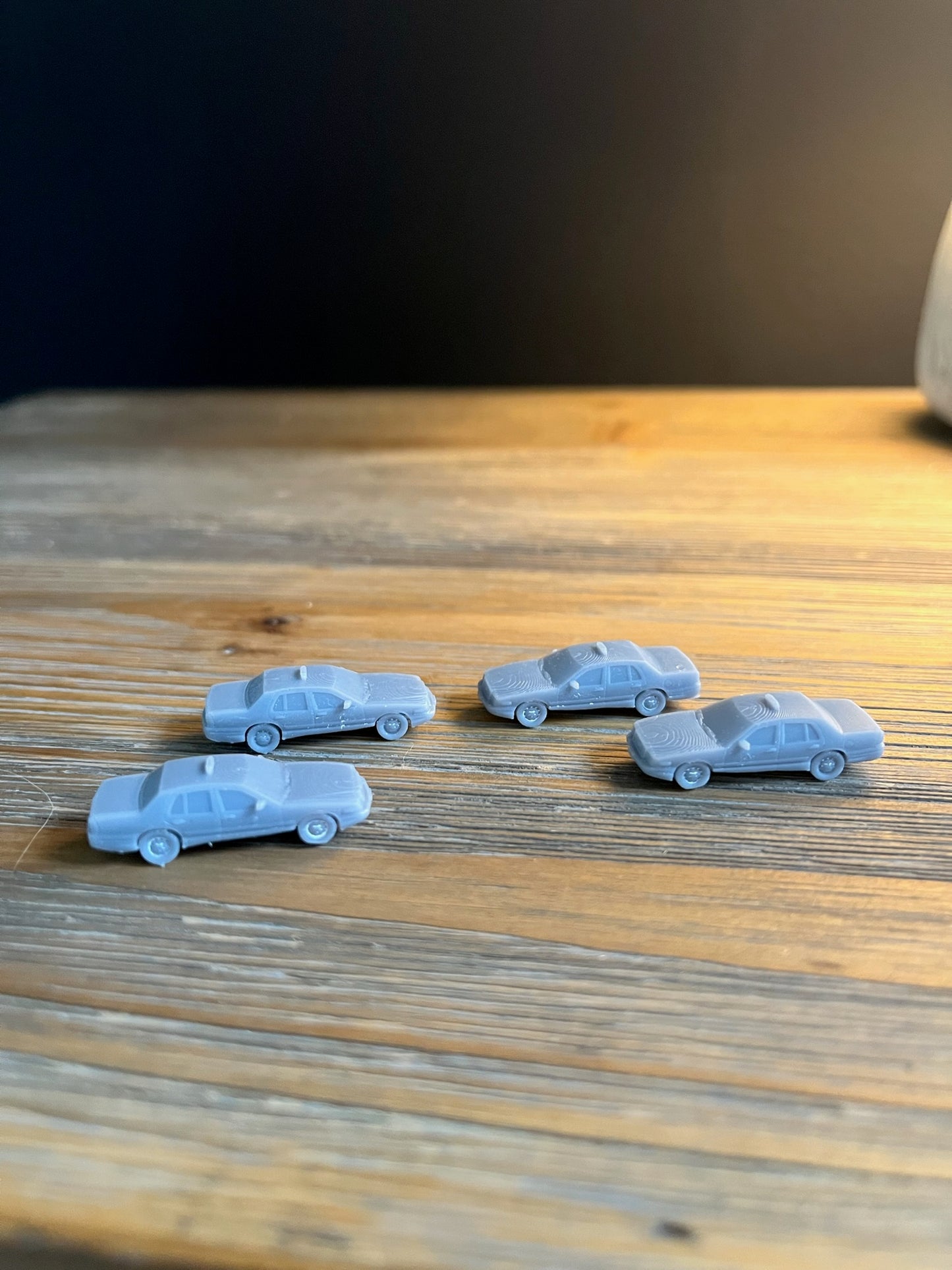N SCALE 1:160 CITY TAXI CAR NY CAB (4pk) RESIN