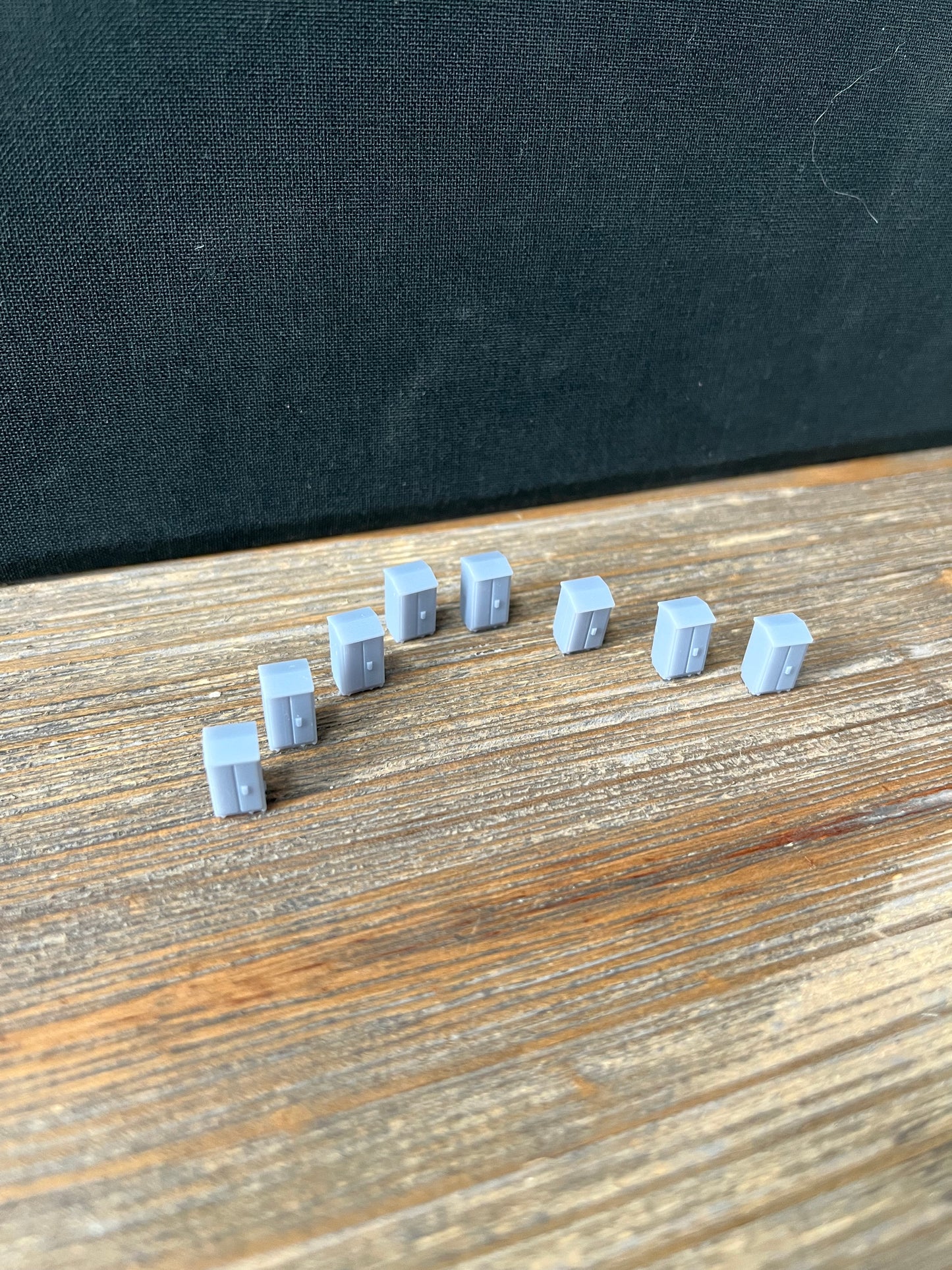 N SCALE 1:160 RAILROAD TRACKSIDE ELECTRICAL BOX (8pk)
