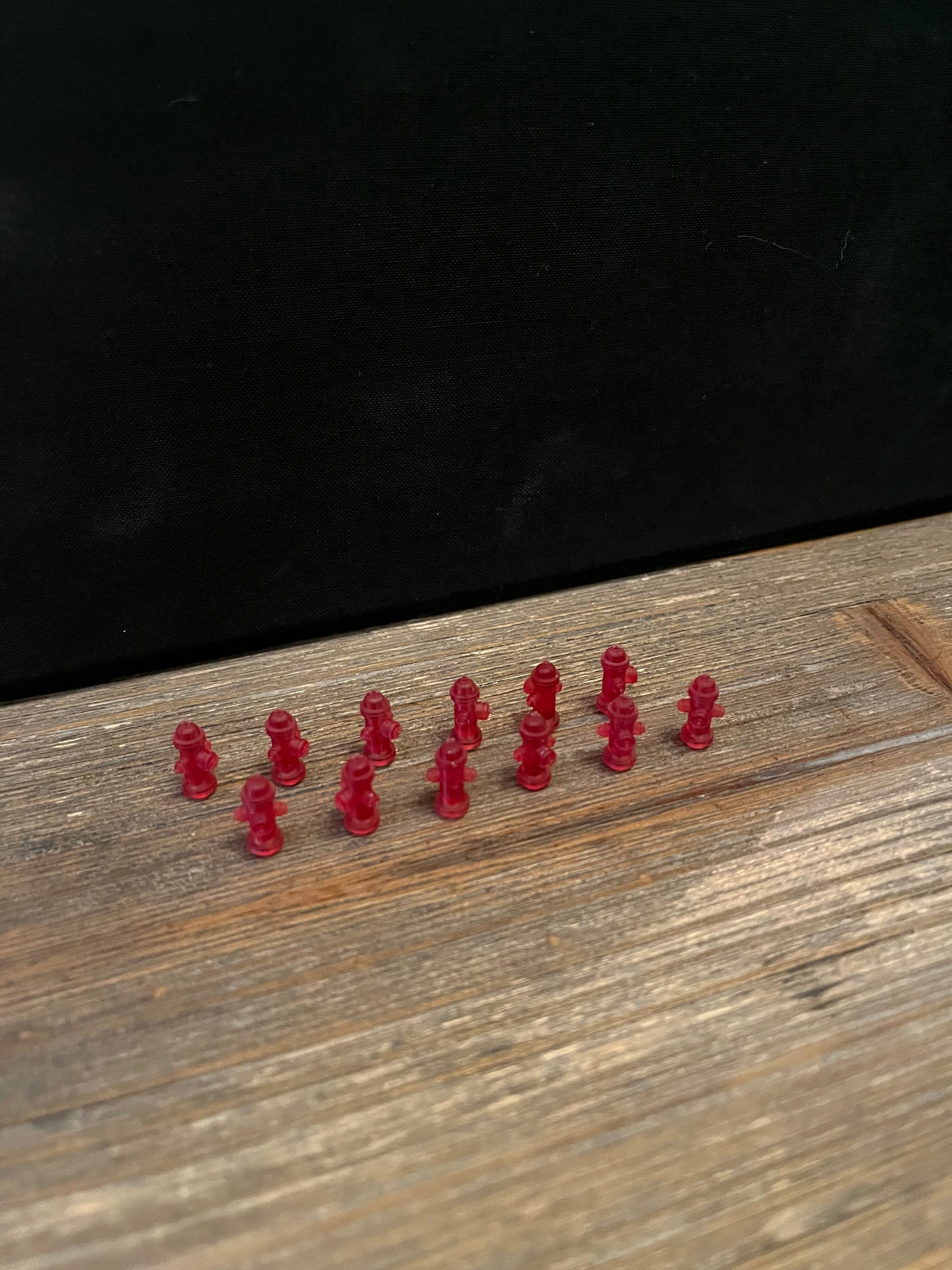 O SCALE 1:48 FIRE HYDRANT (12pk) 3D PRINTED RED RESIN