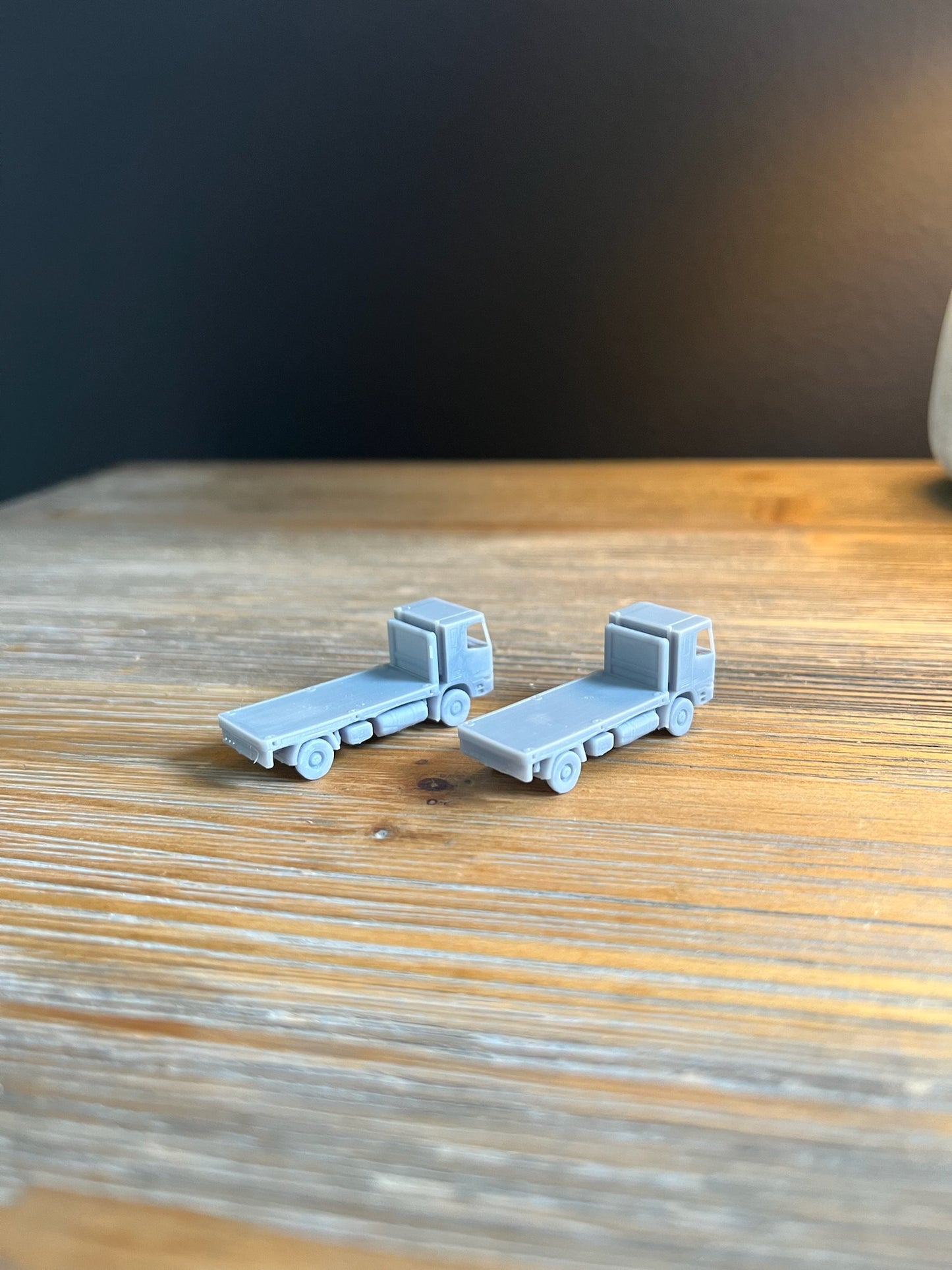 N SCALE 1:160 UTILITY FLATBED TRUCK (2pk) RESIN 3D PRINTED