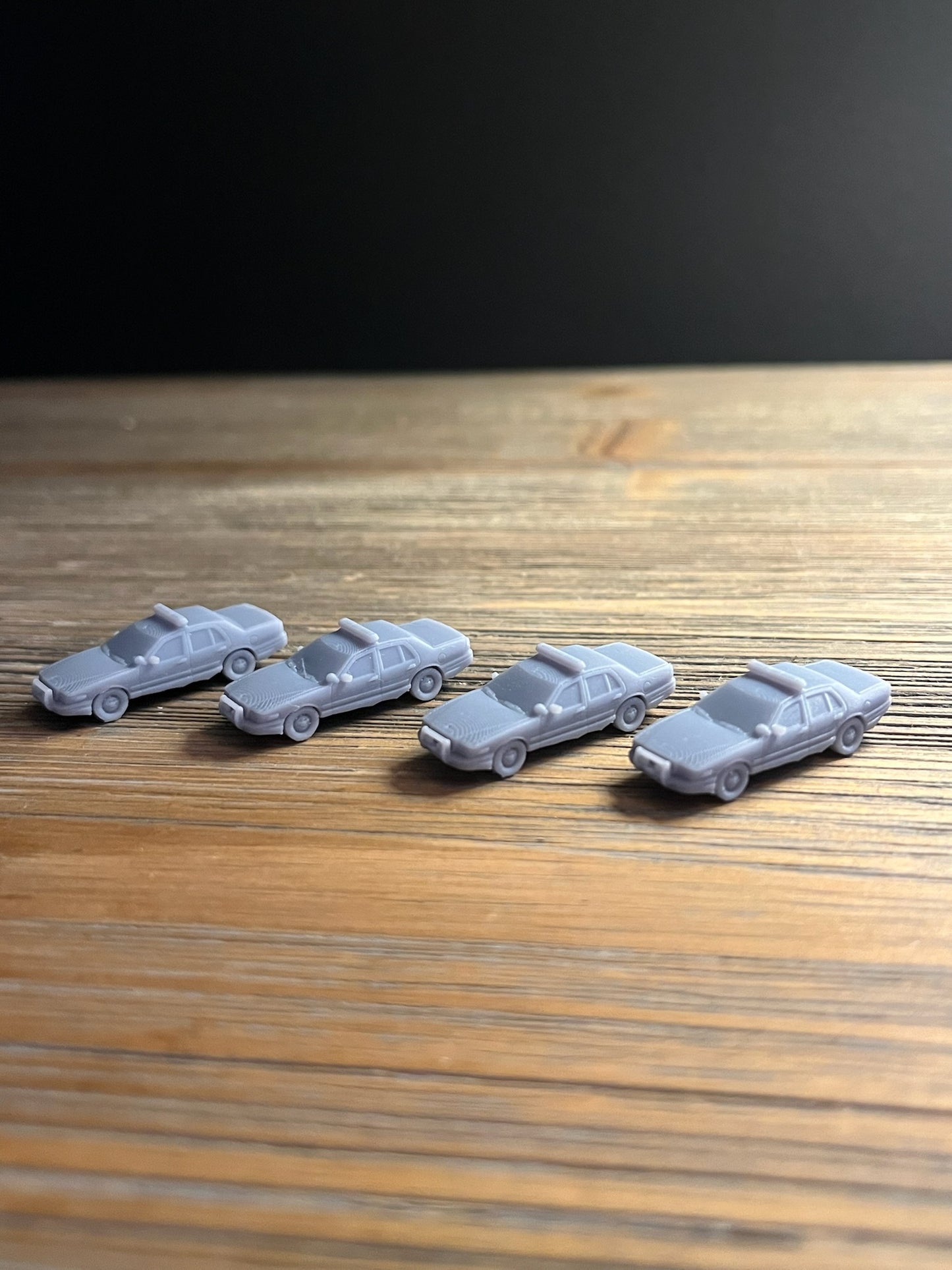 N SCALE 1:160 POLICE CRUISER CROWN VIC (4pk)