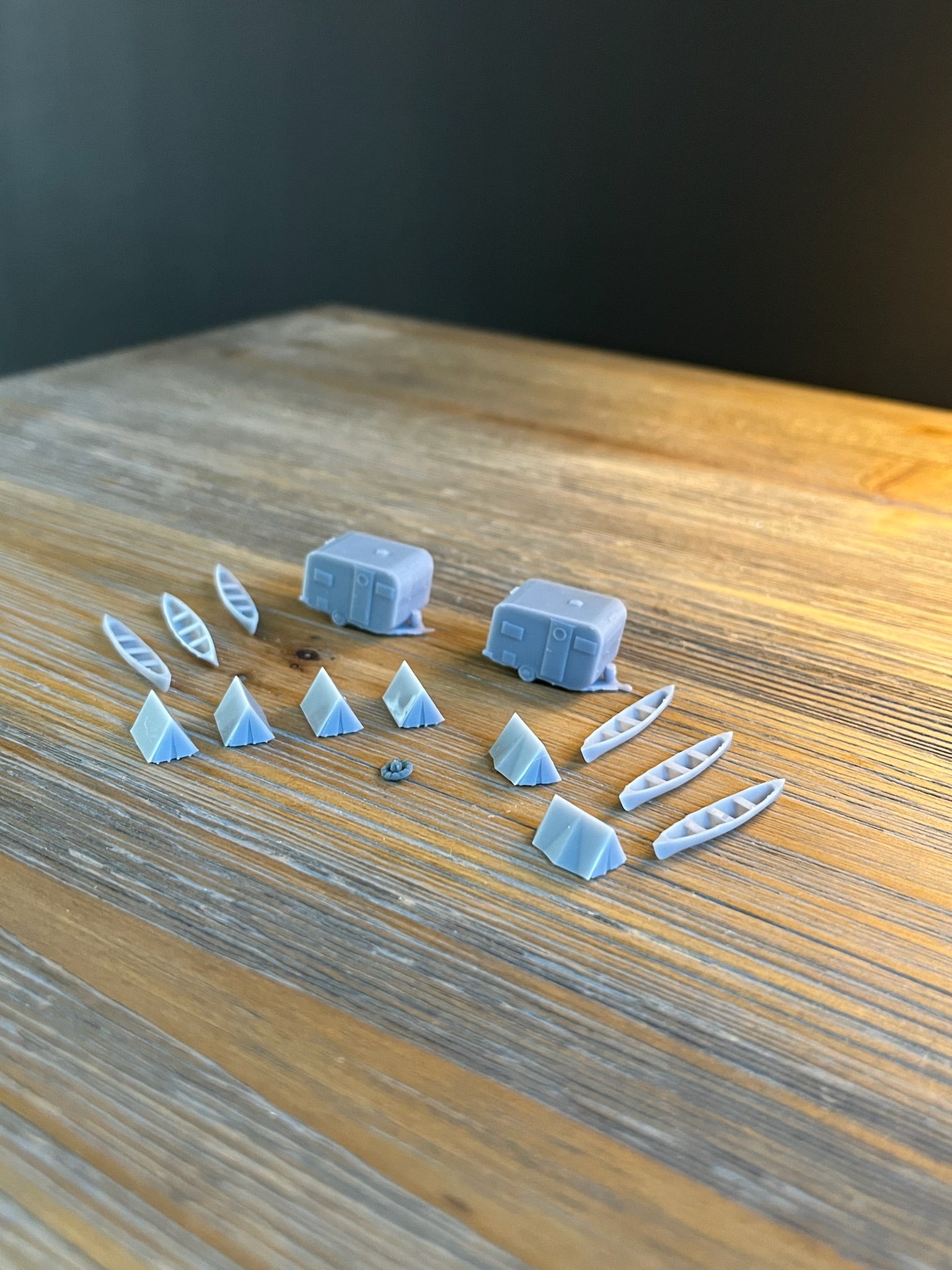 Model Scenery World Lets Go Camping! 6 Tents And 6 Canoes SET N Scale 1 160 No Assembly Required Model Scenery World Lets Go Camping! 6 Tents And 6 Canoes SET N Scale 1 160 No Assembly Required