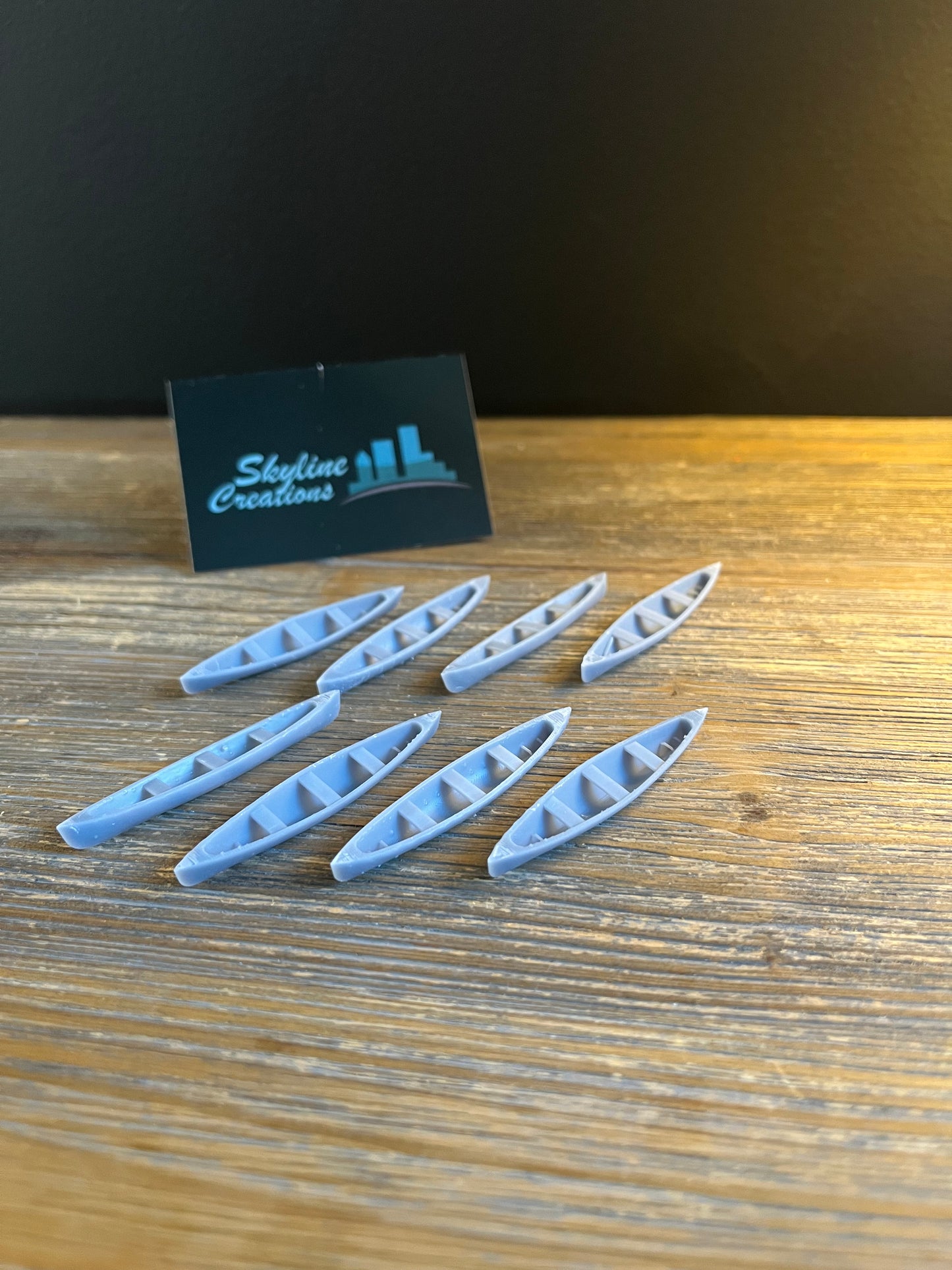 HO SCALE 1:87 CANOES (8pk)