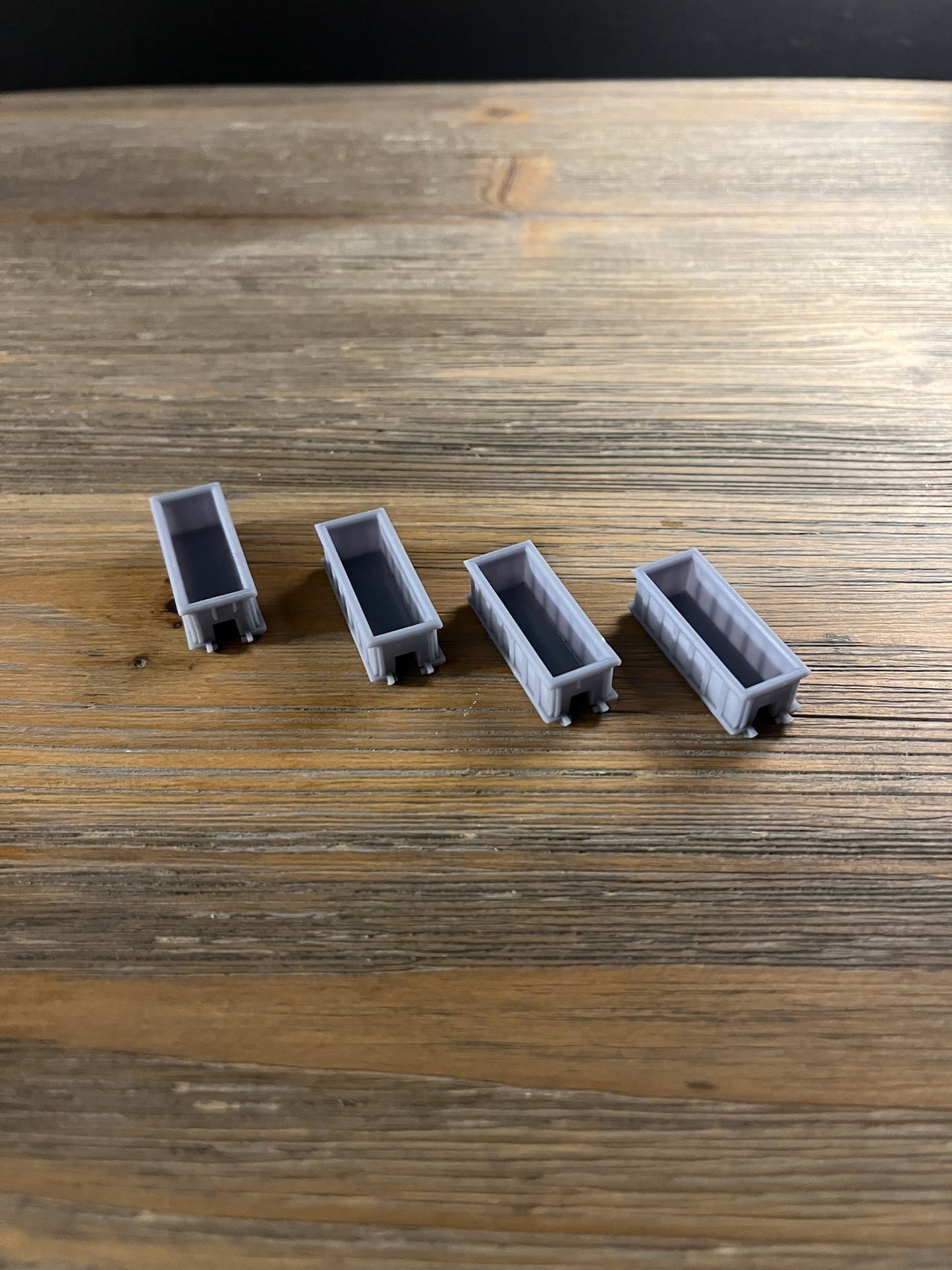 N SCALE 1:160 ROLLOFF DUMPSTER (4pk)