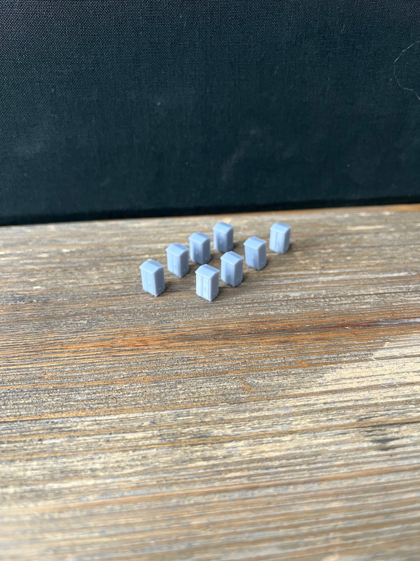 N SCALE 1:160 RAILROAD TRACKSIDE ELECTRICAL BOX (8pk)