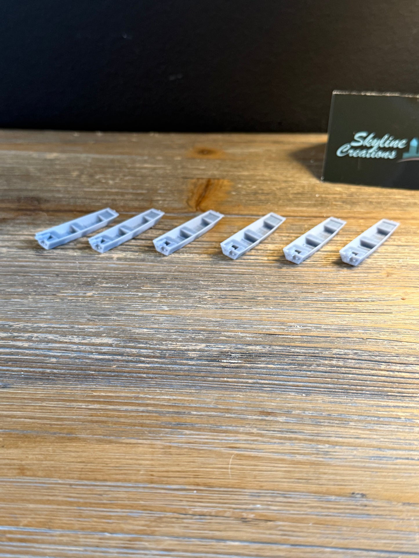 HO SCALE 1:87 FLAT BOTTOM BOATS (6pk)
