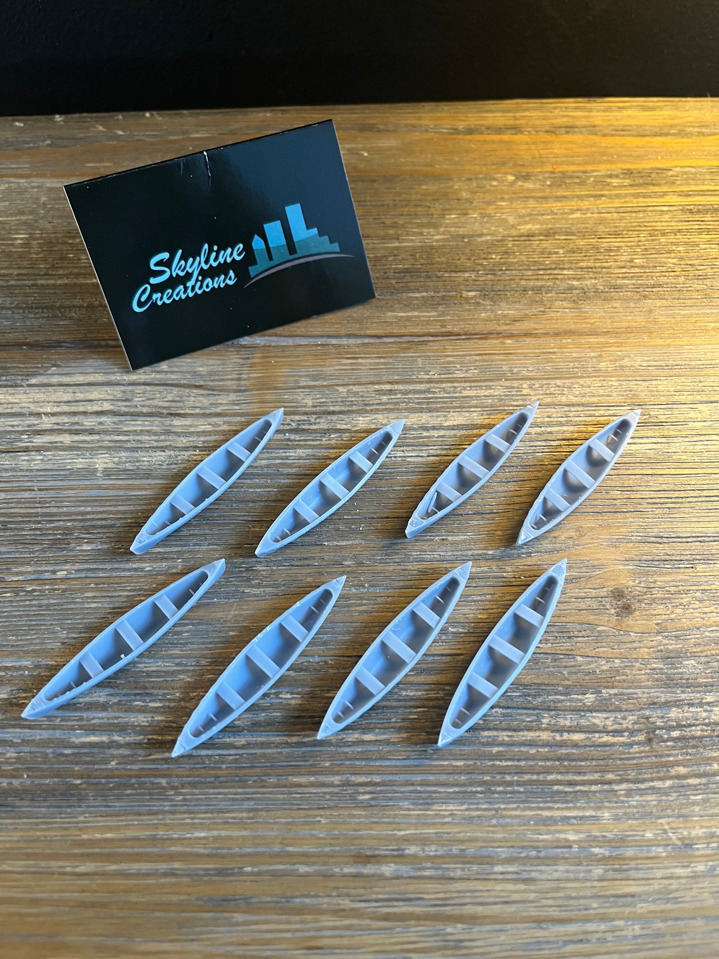 HO SCALE 1:87 CANOES (8pk)