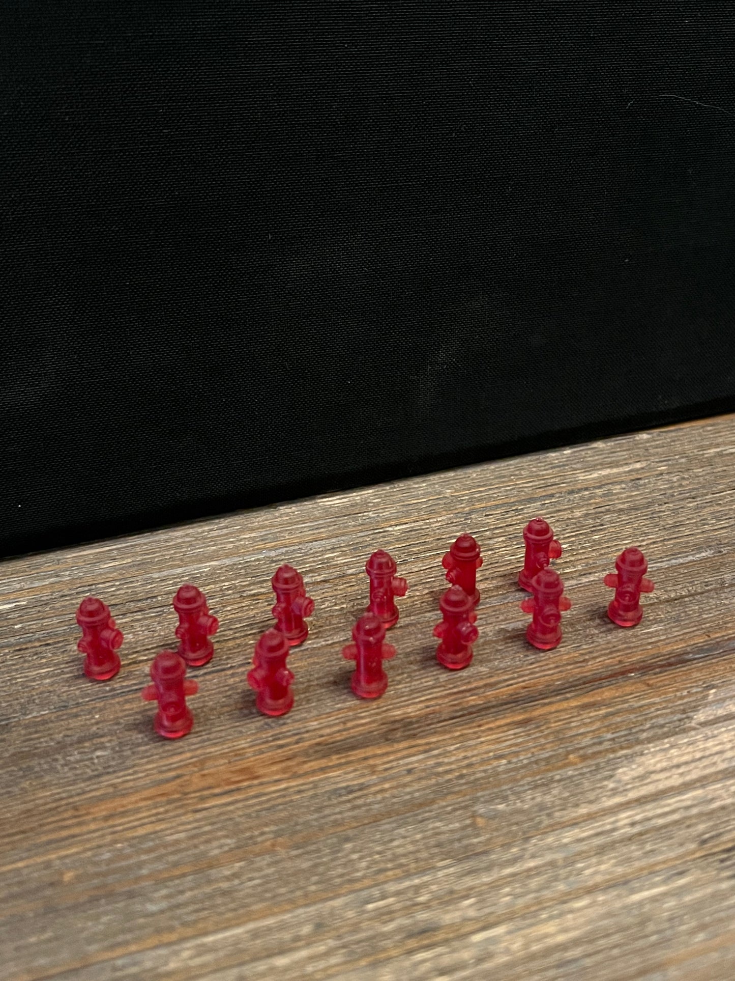 O SCALE 1:48 FIRE HYDRANT (12pk) 3D PRINTED RED RESIN