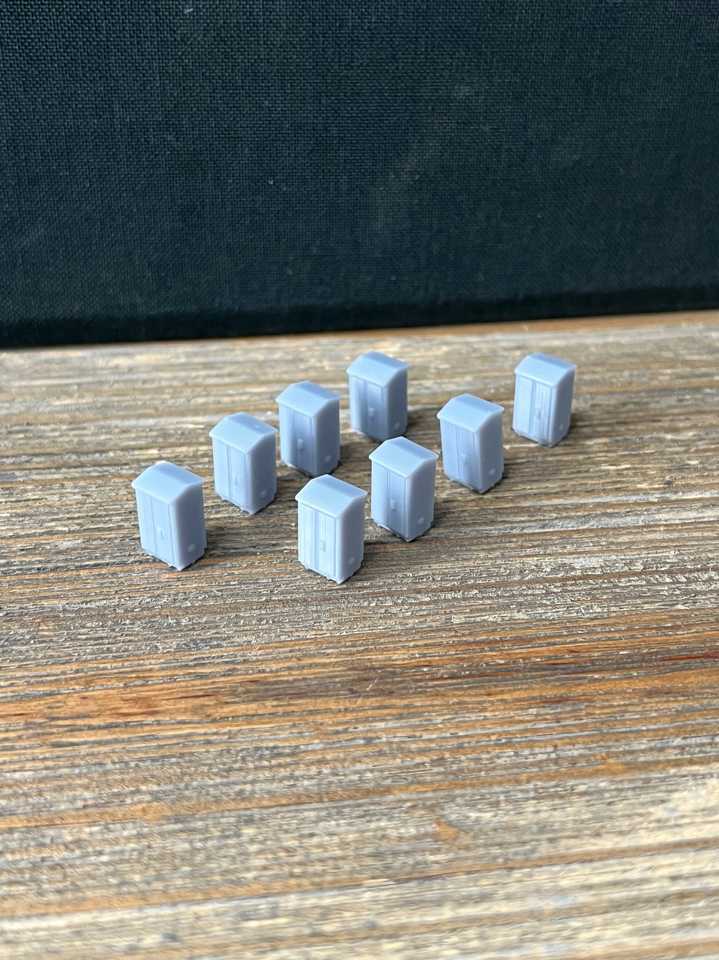 N SCALE 1:160 RAILROAD TRACKSIDE ELECTRICAL BOX (8pk)