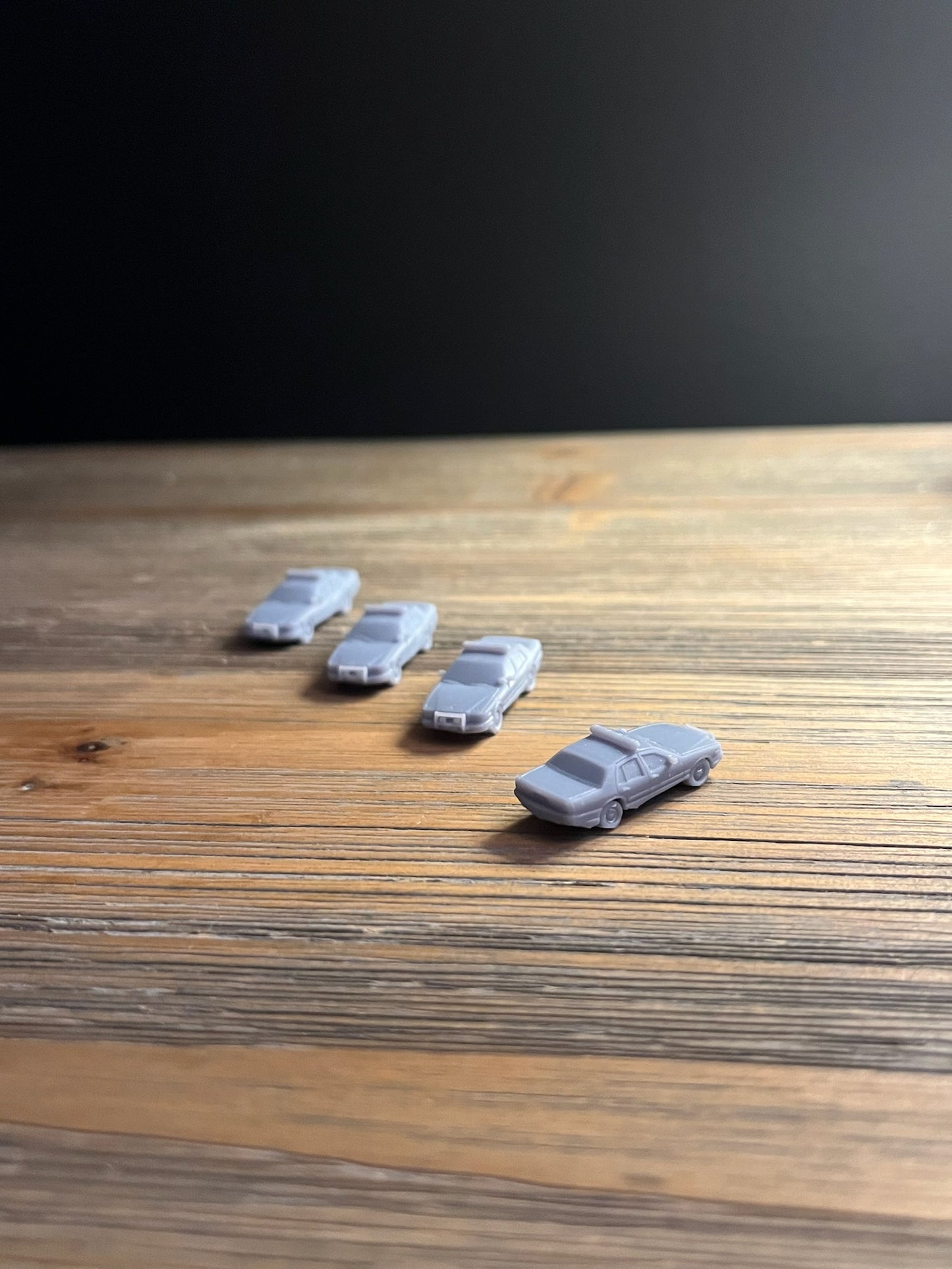 N SCALE 1:160 POLICE CRUISER CROWN VIC (4pk)