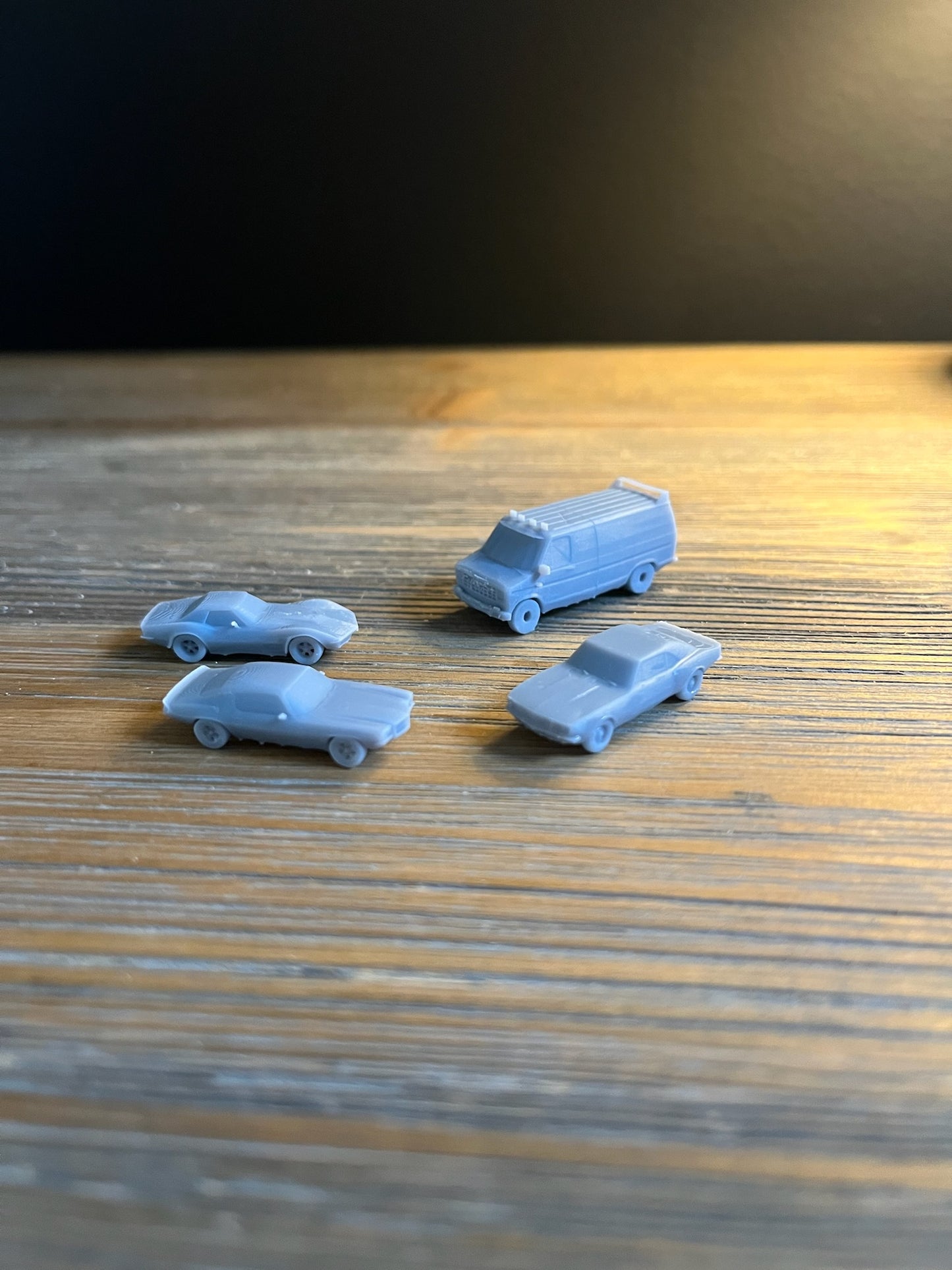 N SCALE 1:160 VEHICLE ASSORTMENT VARIETY PACK (4pk) Resin 3D Printed