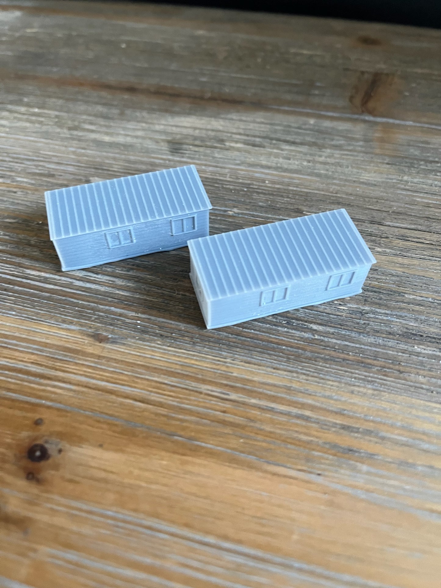 N SCALE 1:160 CONTAINER HOUSE (2pk) RESIN BUILDINGS