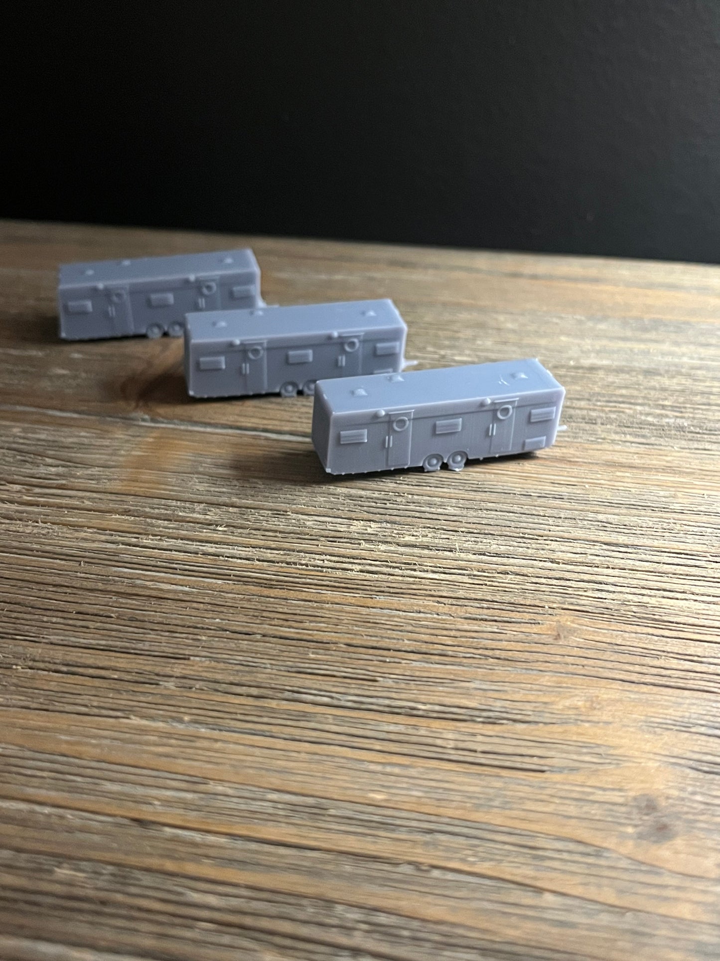 N SCALE 1:160 CAMPING TRAILERS (3pk)