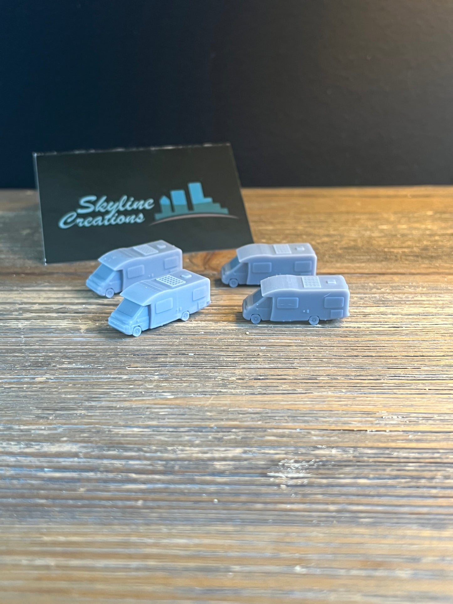 Z SCALE 1:220 RV MOTOR HOME (4pk)