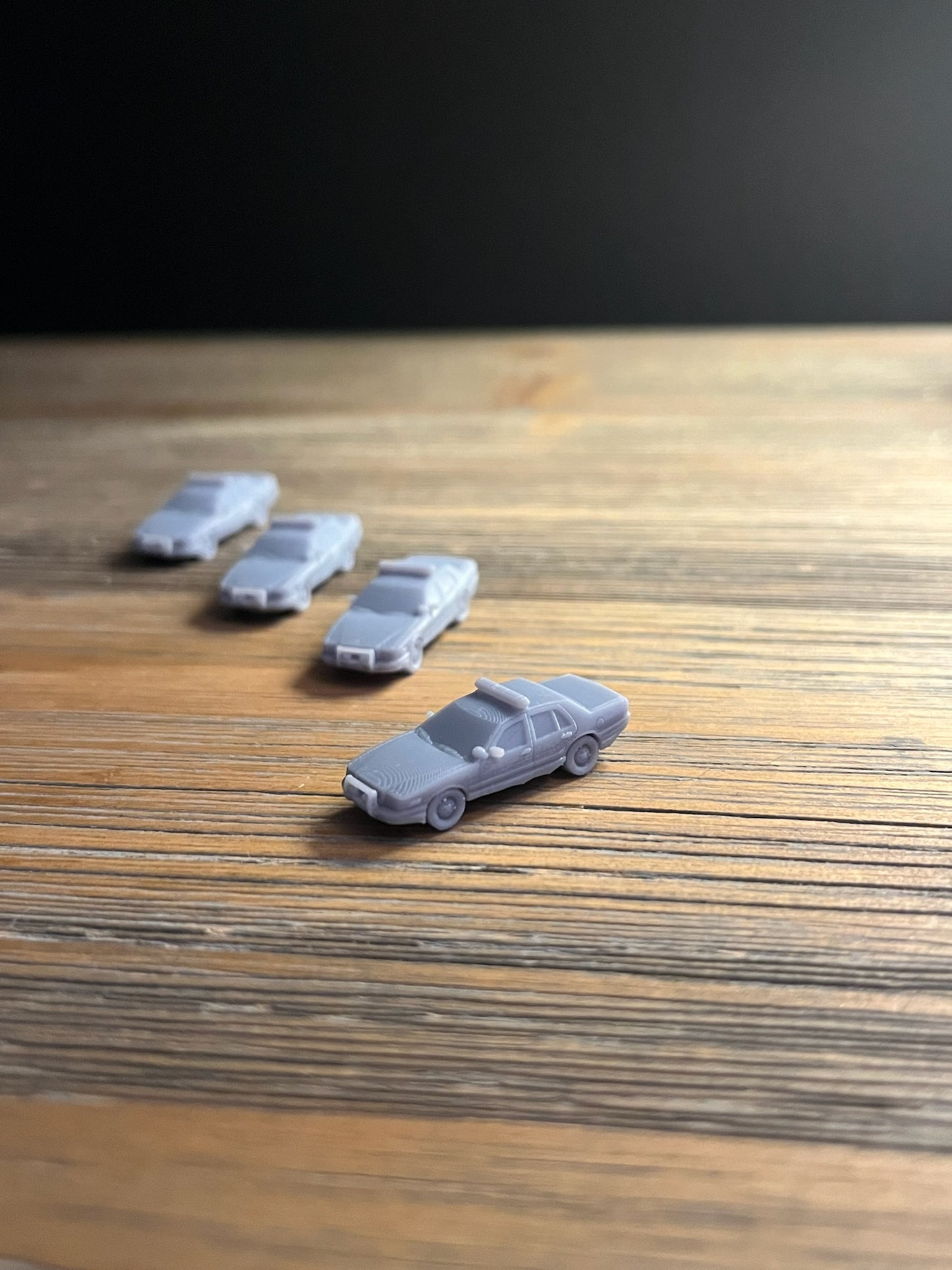 N SCALE 1:160 POLICE CRUISER CROWN VIC (4pk)