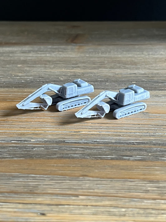 N SCALE 1:160 CRAWLER EXCAVATOR CONSTRUCTION EQUIPMENT (2pk)
