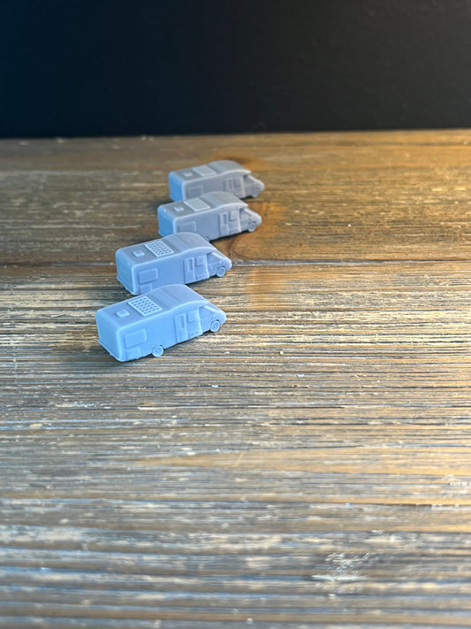 Z SCALE 1:220 RV MOTOR HOME (4pk)