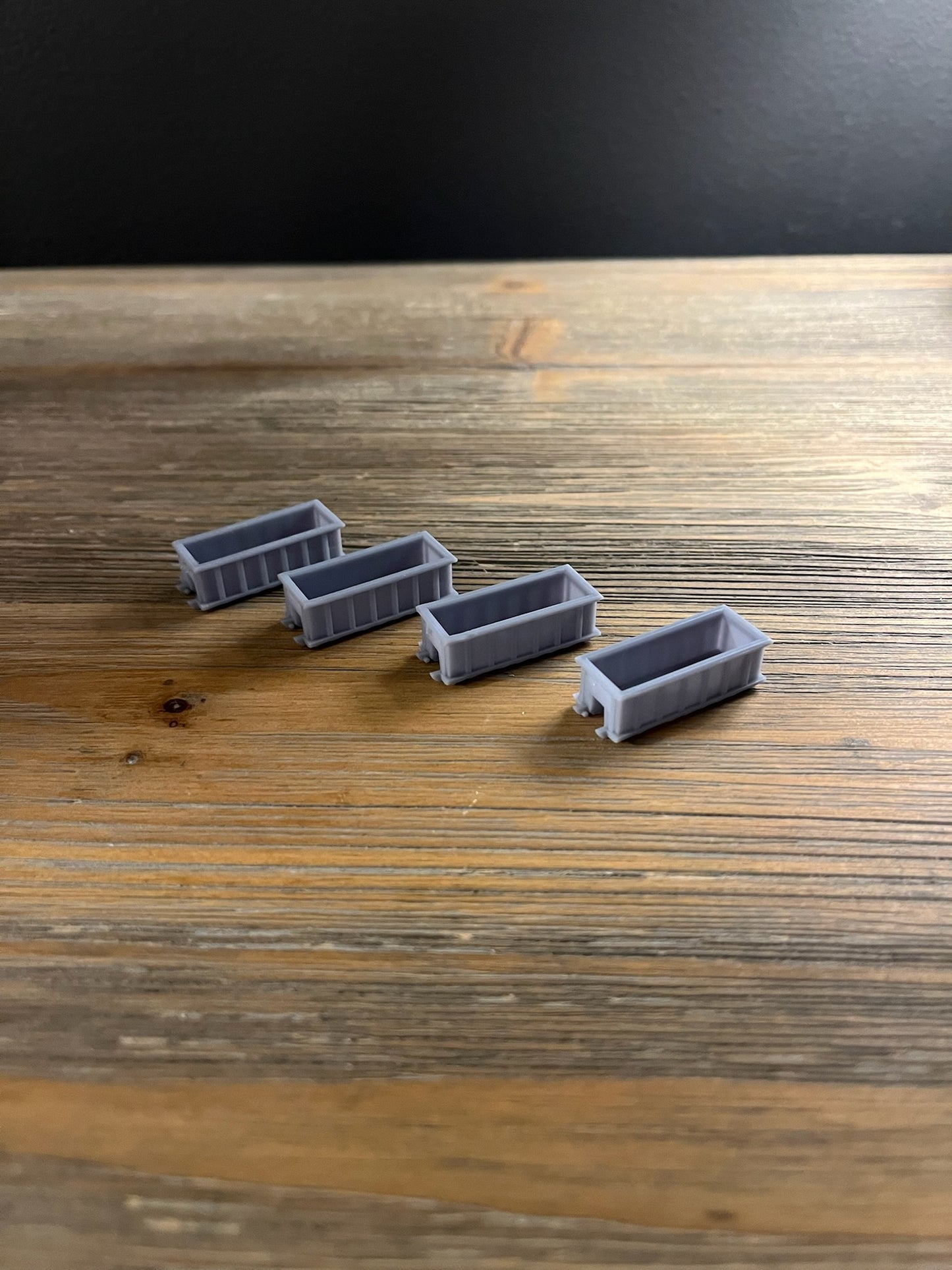 N SCALE 1:160 ROLLOFF DUMPSTER (4pk)