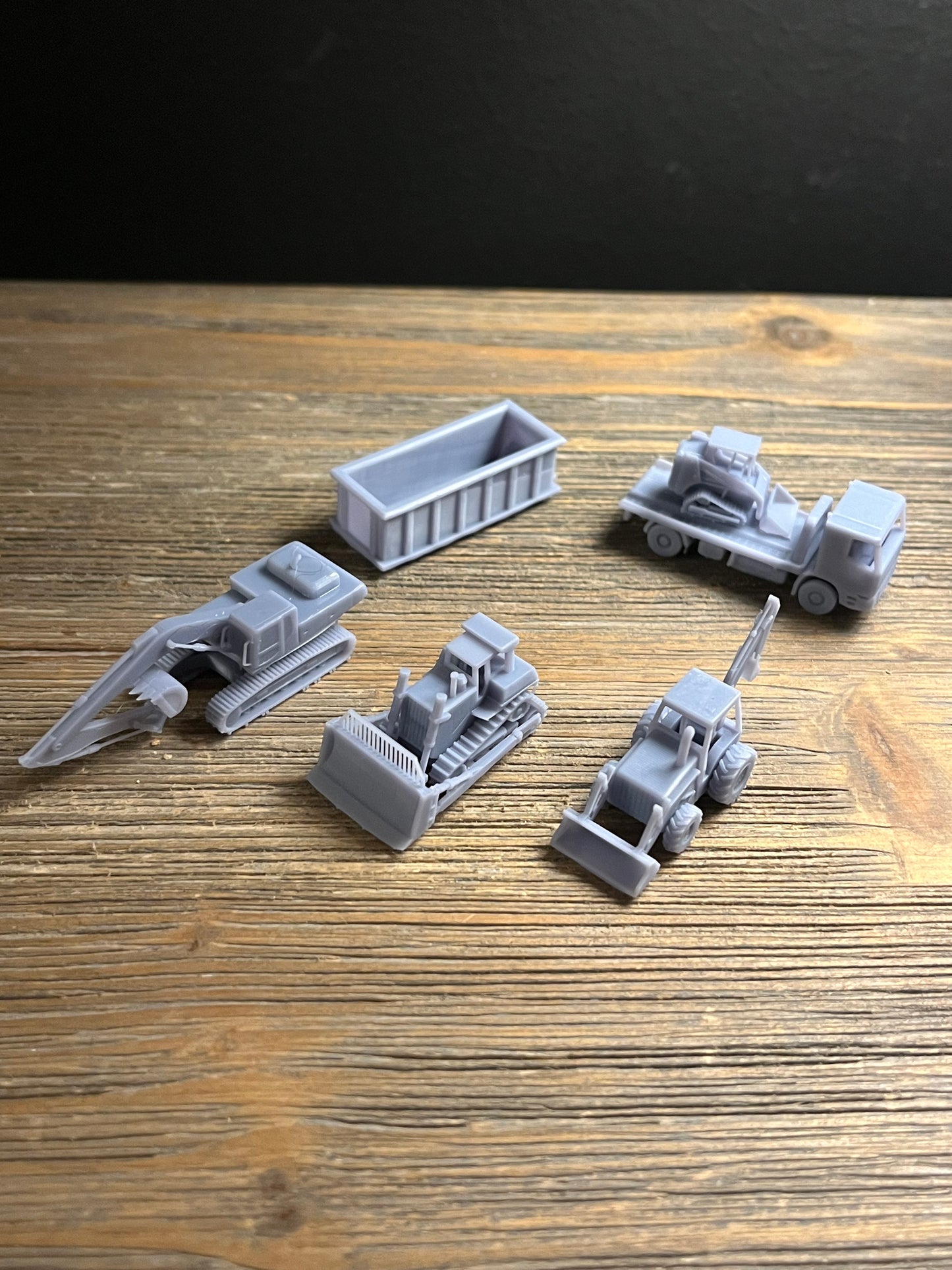 N SCALE 1:160 CONSTRUCTION SET PACK (6pc)