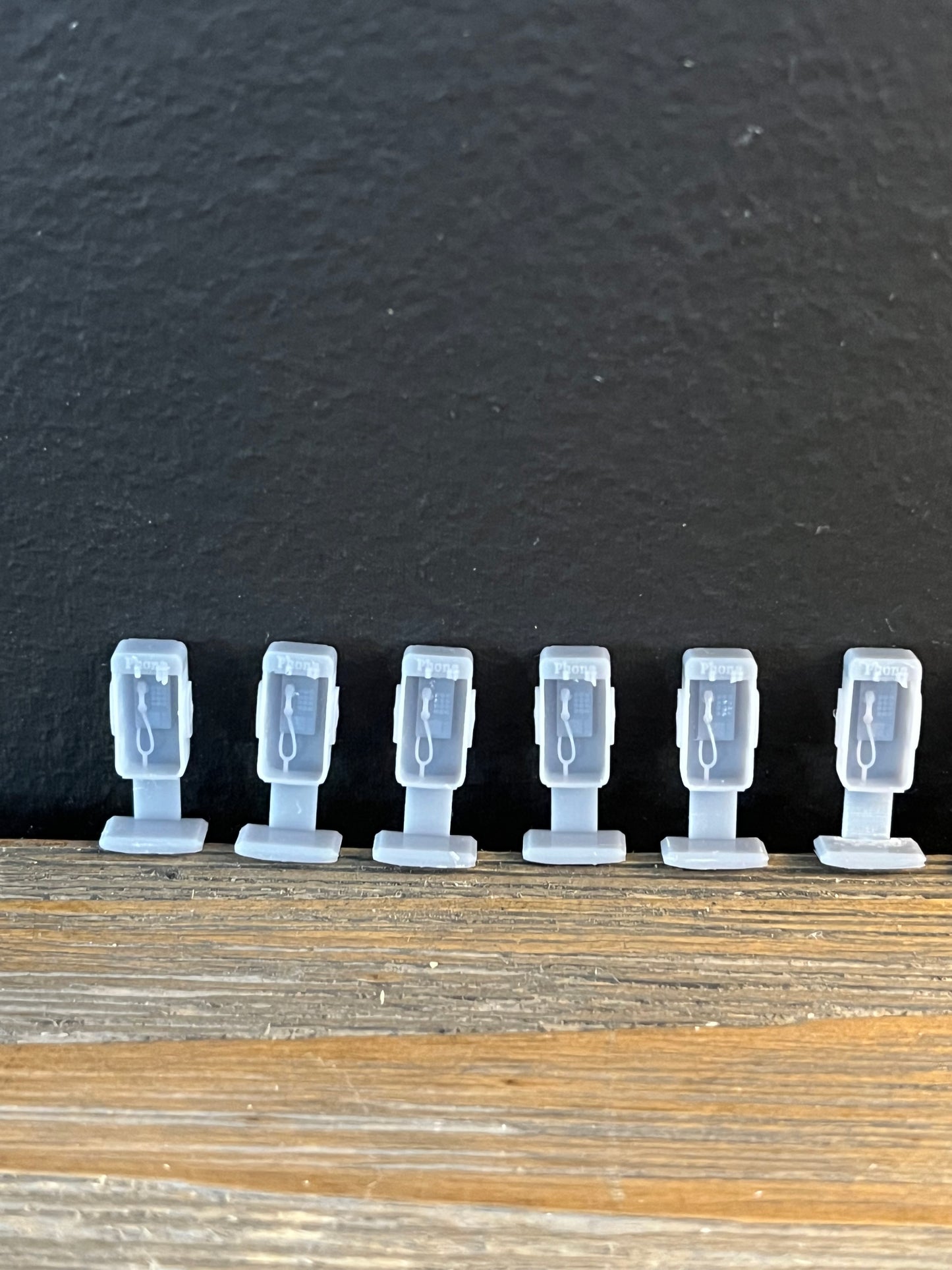 N SCALE 1:160 PAYPHONE (8pk) 3D PRINTED RESIN