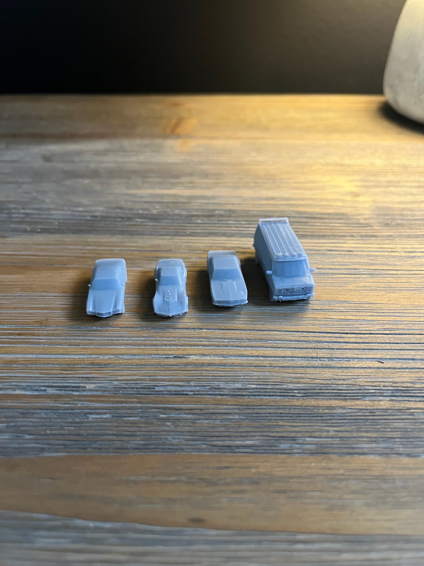 N SCALE 1:160 VEHICLE ASSORTMENT VARIETY PACK (4pk) Resin 3D Printed