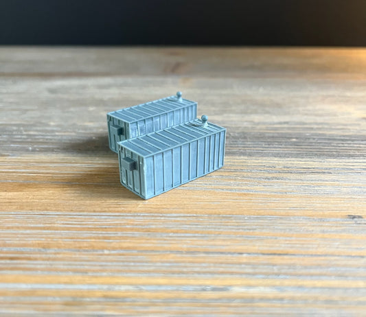 N SCALE 1:160 CONSTRUCTION SITE OFFICE (2pk)