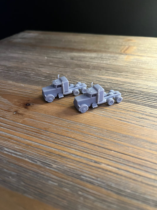 N SCALE 1:160 SEMI TRUCK (2pk)