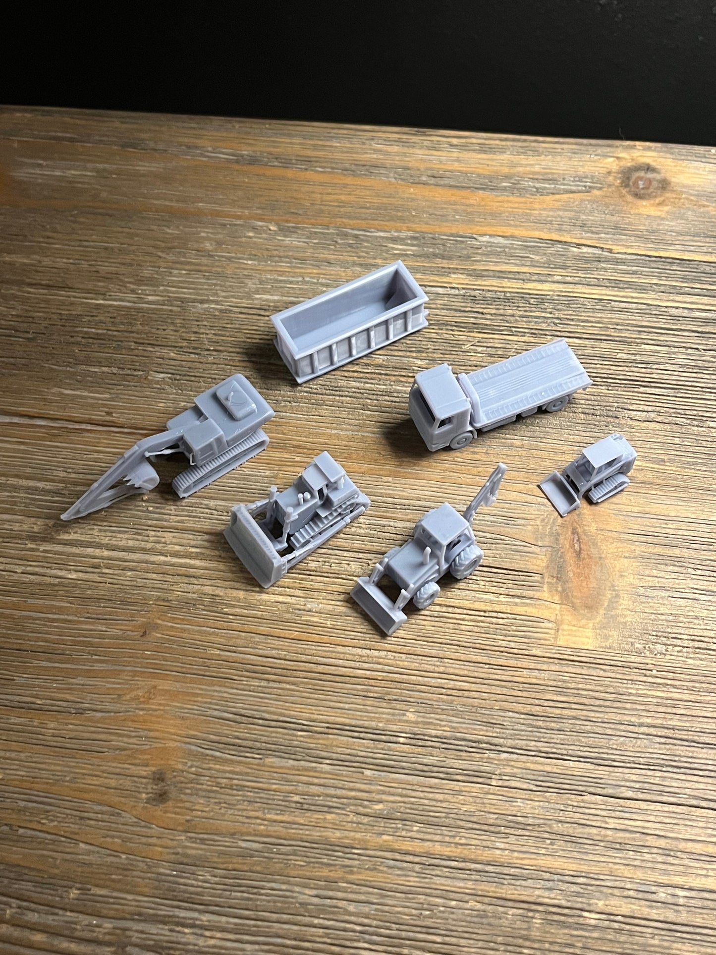 N SCALE 1:160 CONSTRUCTION SET PACK (6pc)