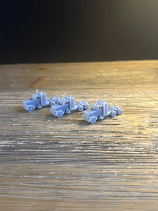 Z SCALE 1:220 SEMI TRUCK (3pk)