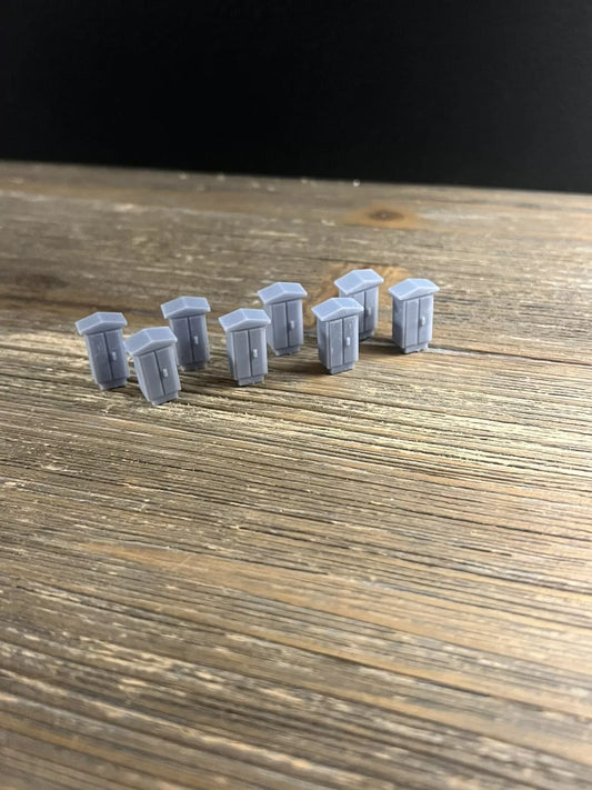 TT SCALE 1:120 RAILROAD TRACKSIDE PANEL (8pcs)