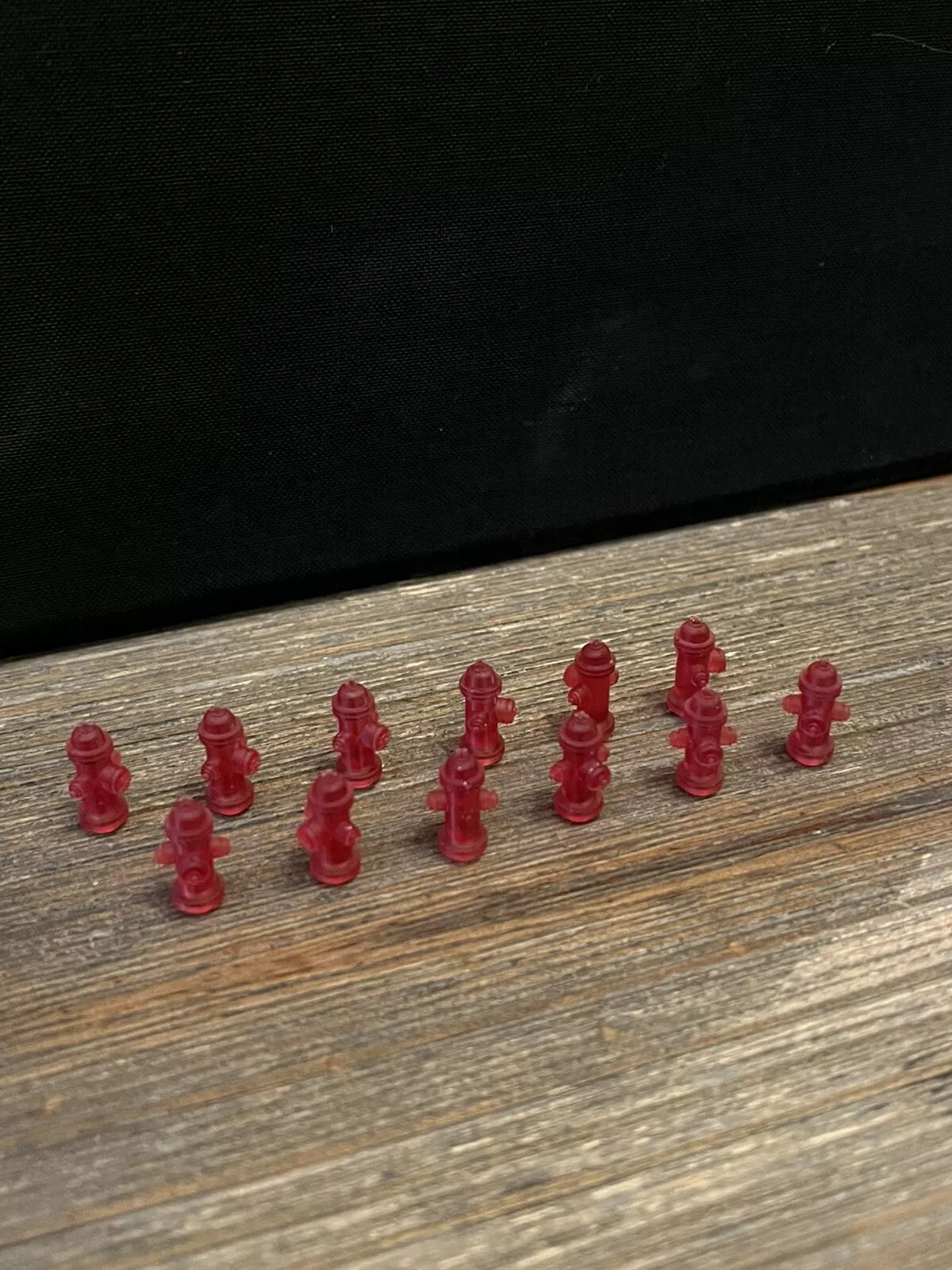 O SCALE 1:48 FIRE HYDRANT (12pk) 3D PRINTED RED RESIN